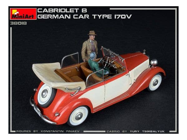 MiniArt 1/35 Cabriolet B German Car Type 170V | 4820183312822