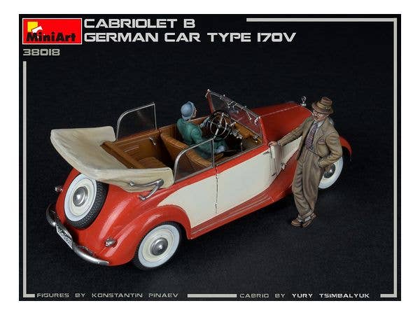 MiniArt 1/35 Cabriolet B German Car Type 170V | 4820183312822
