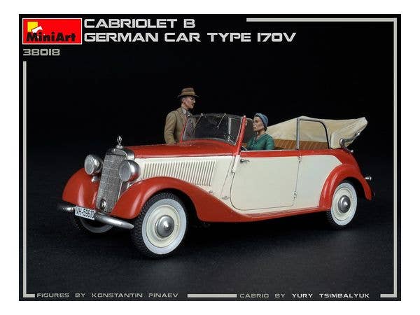 MiniArt 1/35 Cabriolet B German Car Type 170V | 4820183312822