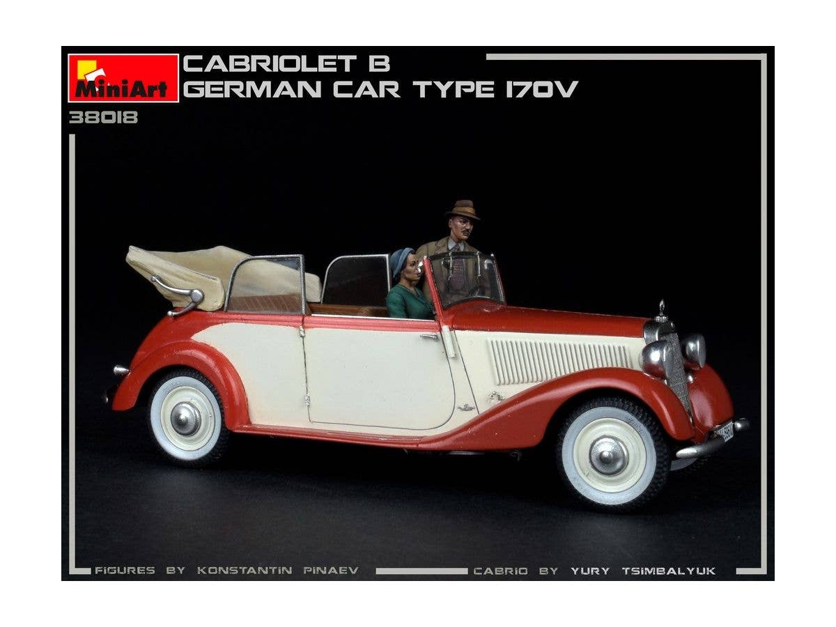 MiniArt 1/35 Cabriolet B German Car Type 170V | 4820183312822