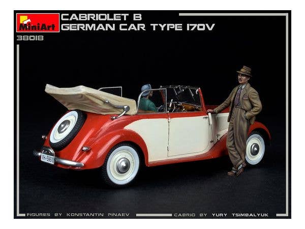 MiniArt 1/35 Cabriolet B German Car Type 170V | 4820183312822