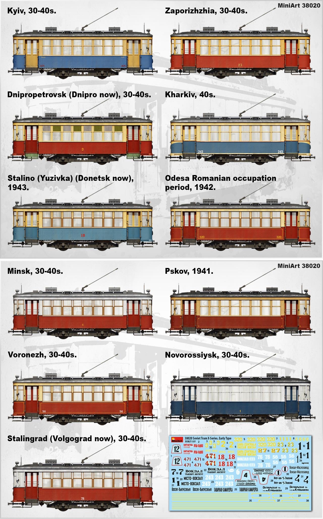 MiniArt 1/35 Soviet Tram 'X'-Series. Early Type | 4820183312570