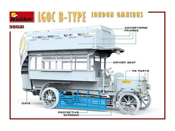 MiniArt LGOC B-Type London Omnibus | 4820183312761