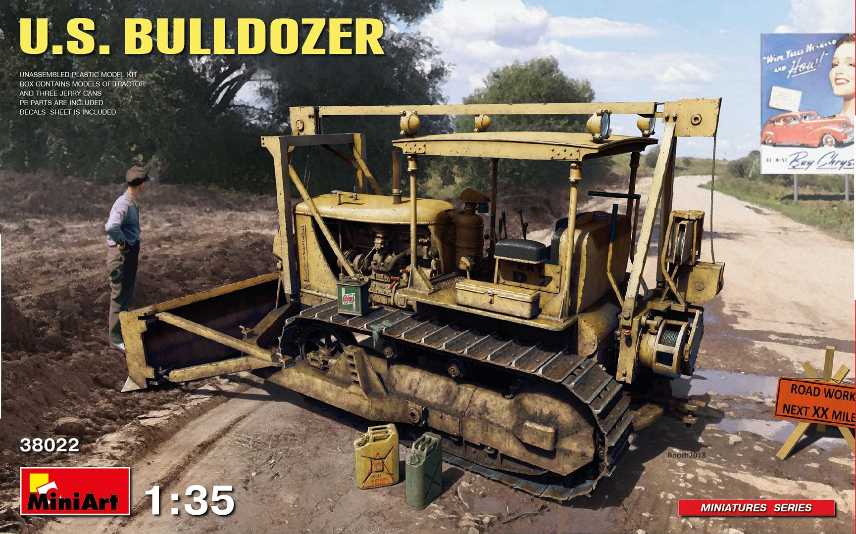 Miniart 1/35 U.S. Army Bulldozer | 4820183310224