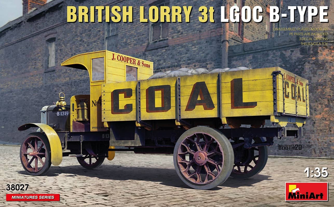 MiniArt 1/35 British Lorry LGOC 3t B-Type | 4820183313003