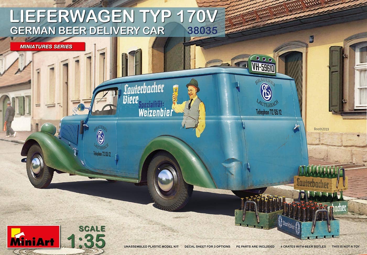 MiniArt 1/35 Lieferwagen Typ 170V German Beer Delivery Car | 4820183312563