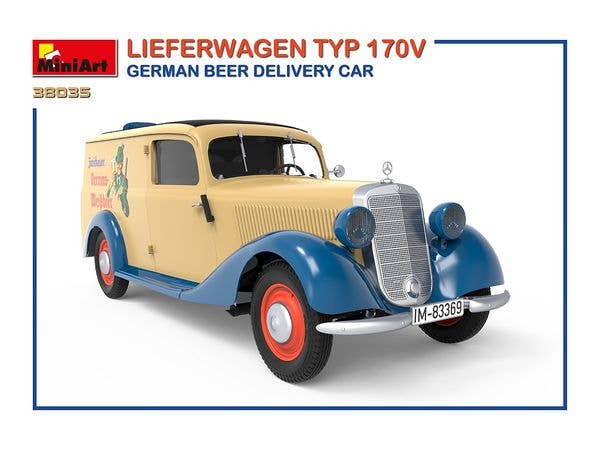 MiniArt 1/35 Lieferwagen Typ 170V German Beer Delivery Car | 4820183312563