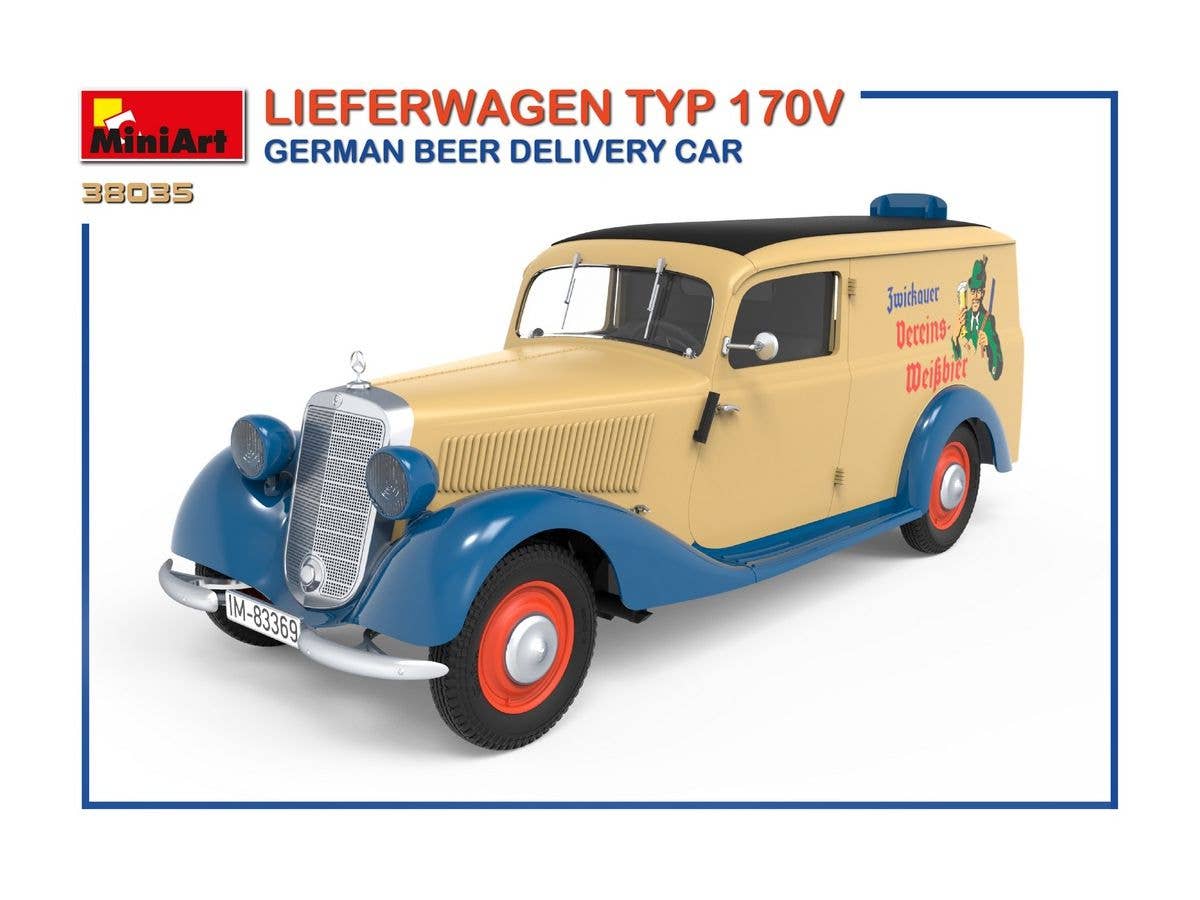 MiniArt 1/35 Lieferwagen Typ 170V German Beer Delivery Car | 4820183312563