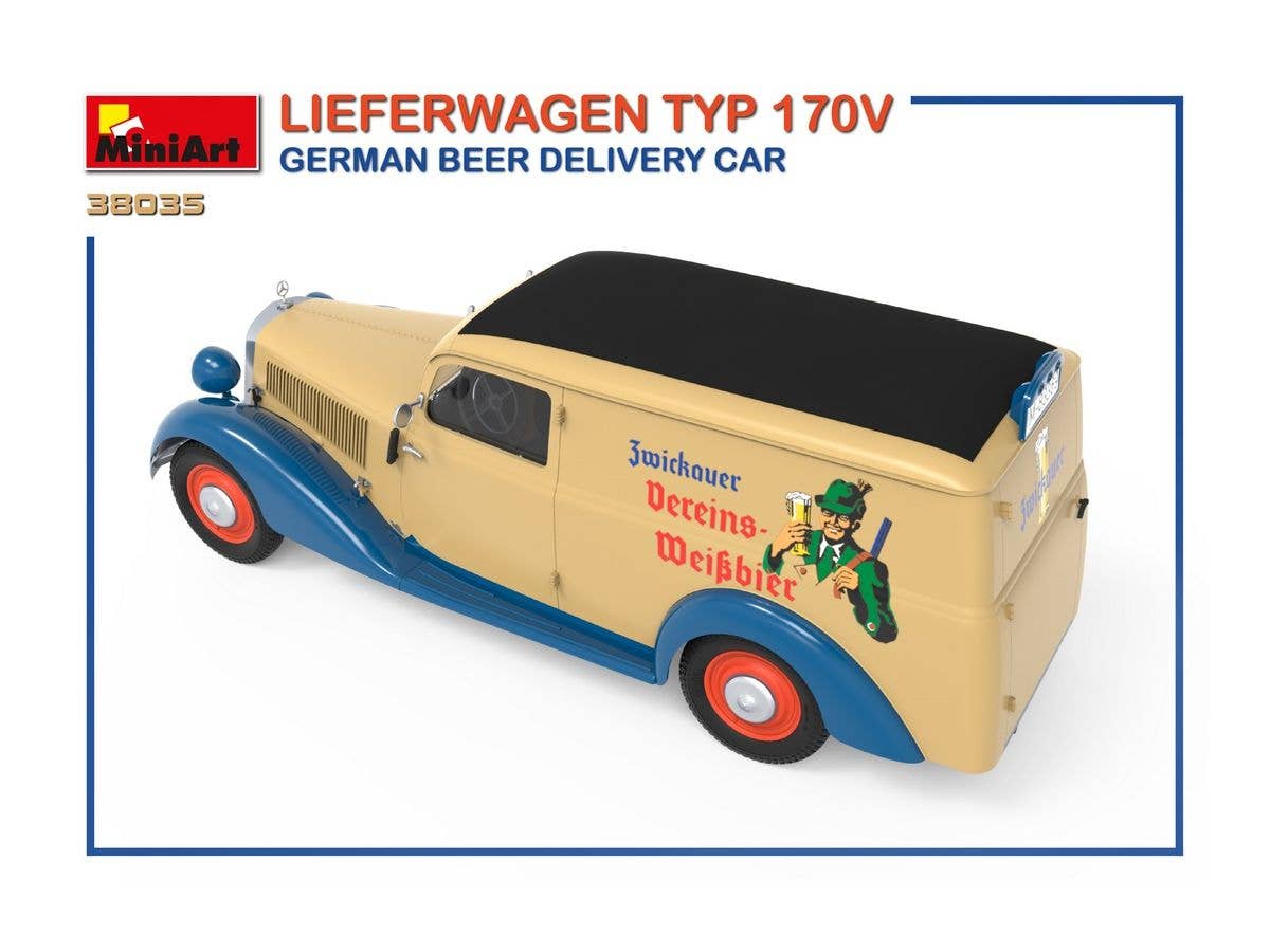MiniArt 1/35 Lieferwagen Typ 170V German Beer Delivery Car | 4820183312563