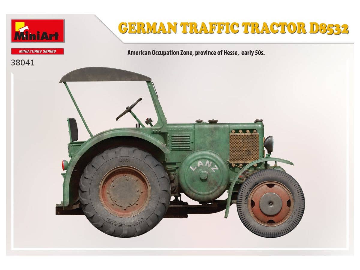 MiniArt 1/35 German Traffic Tractor D8532 | 4820183313669