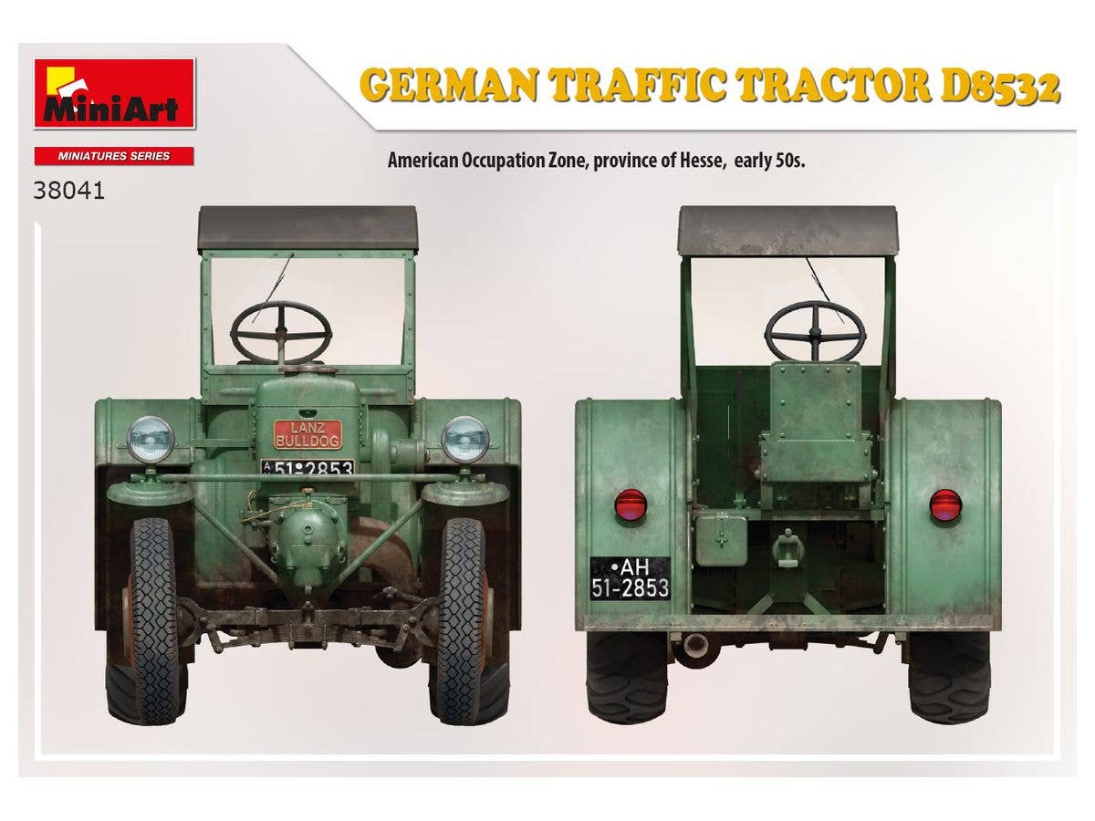 MiniArt 1/35 German Traffic Tractor D8532 | 4820183313669