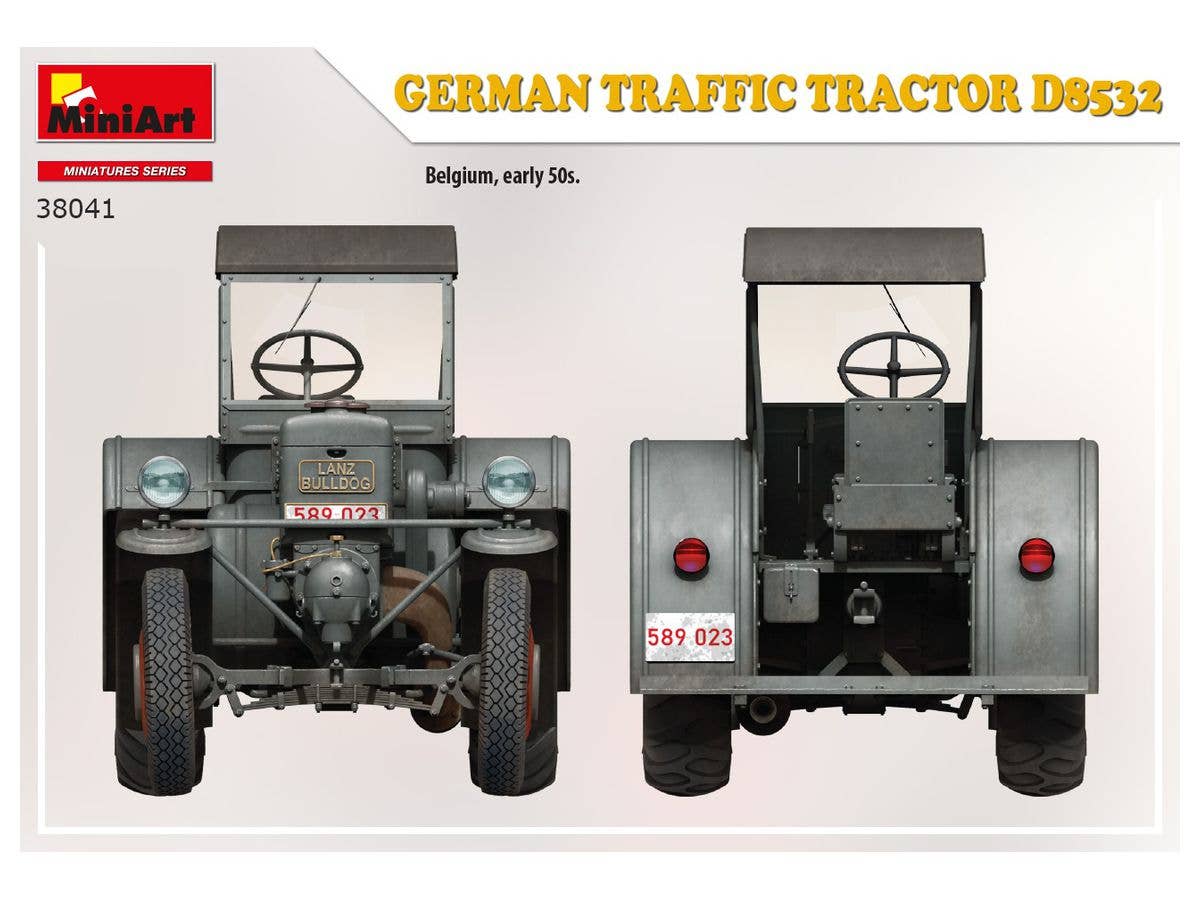 MiniArt 1/35 German Traffic Tractor D8532 | 4820183313669