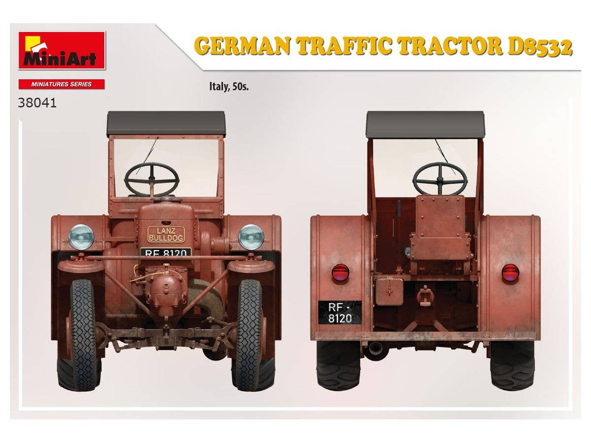 MiniArt 1/35 German Traffic Tractor D8532 | 4820183313669