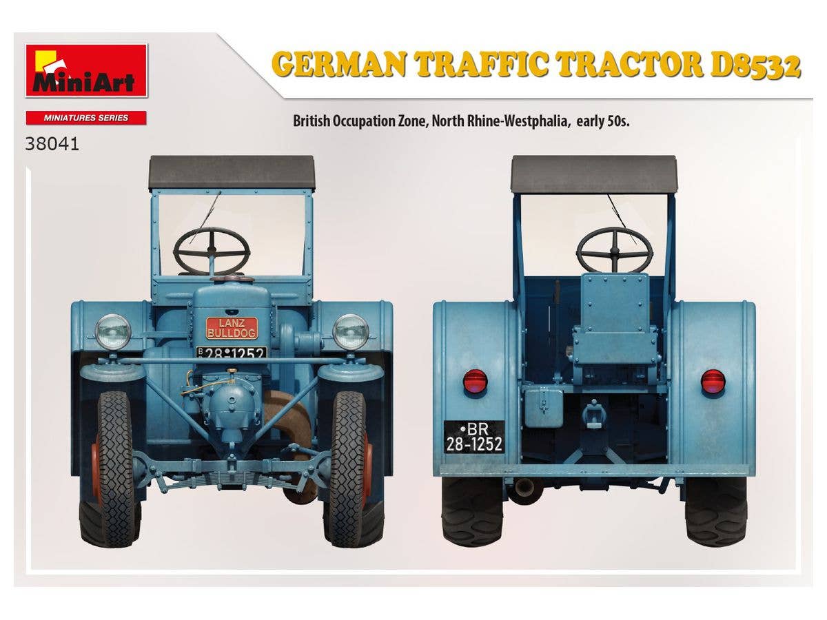 MiniArt 1/35 German Traffic Tractor D8532 | 4820183313669