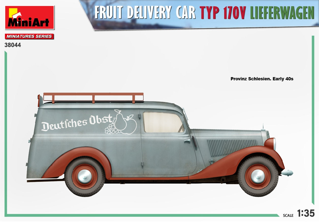 Miniart 1/35 Fruit Delivery Van TYP 170V Lieferwagen | 4820183314499