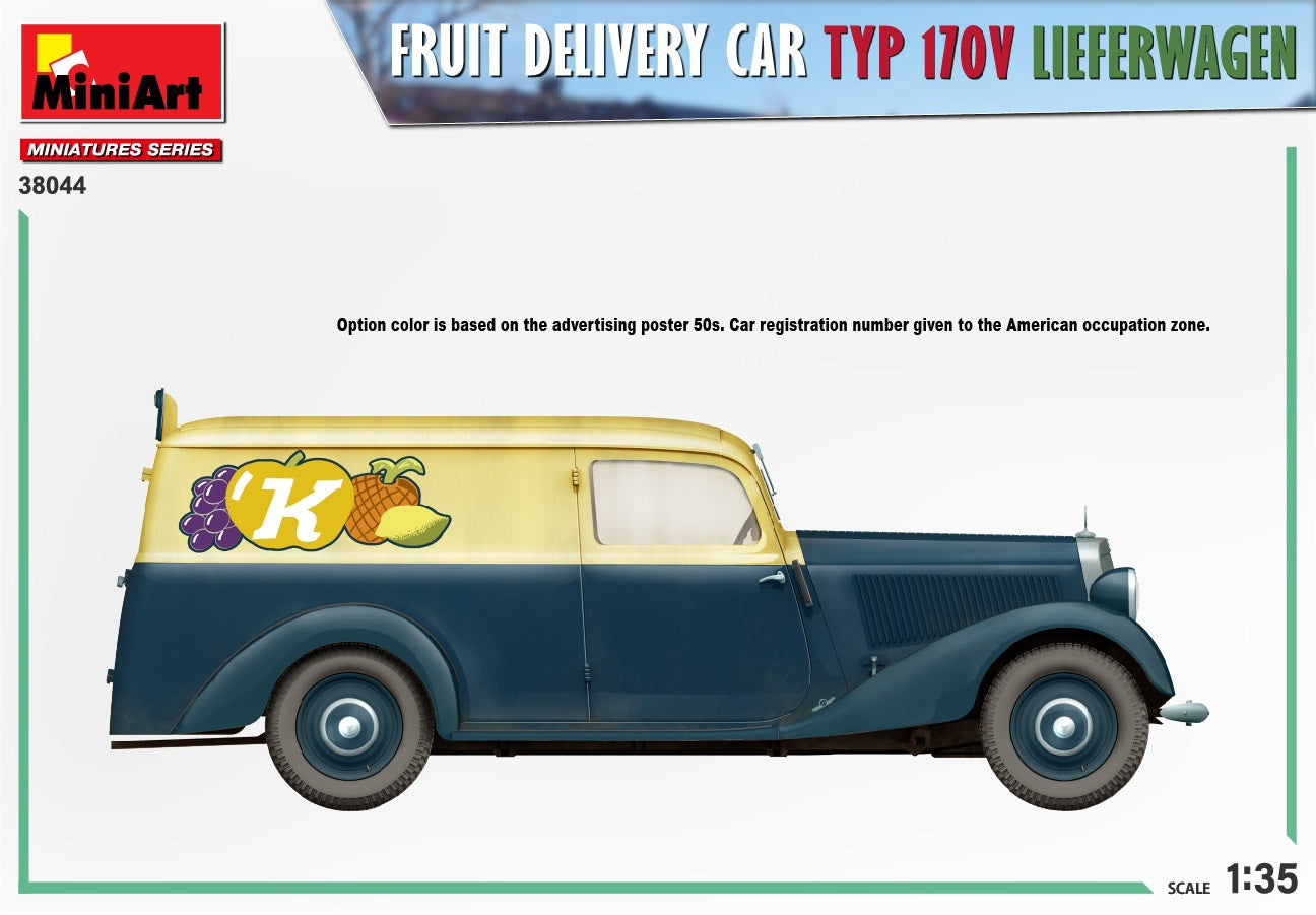 Miniart 1/35 Fruit Delivery Van TYP 170V Lieferwagen | 4820183314499