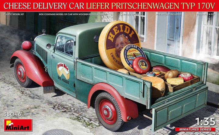 MiniArt 1/35 Cheese Delivery Car Liefer Pritschenwagen Typ 170V | 5905090346340