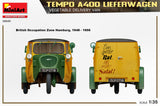 MiniArt 1/35 Tempo A400 Lieferwagen. Vegetable  Delivery Van