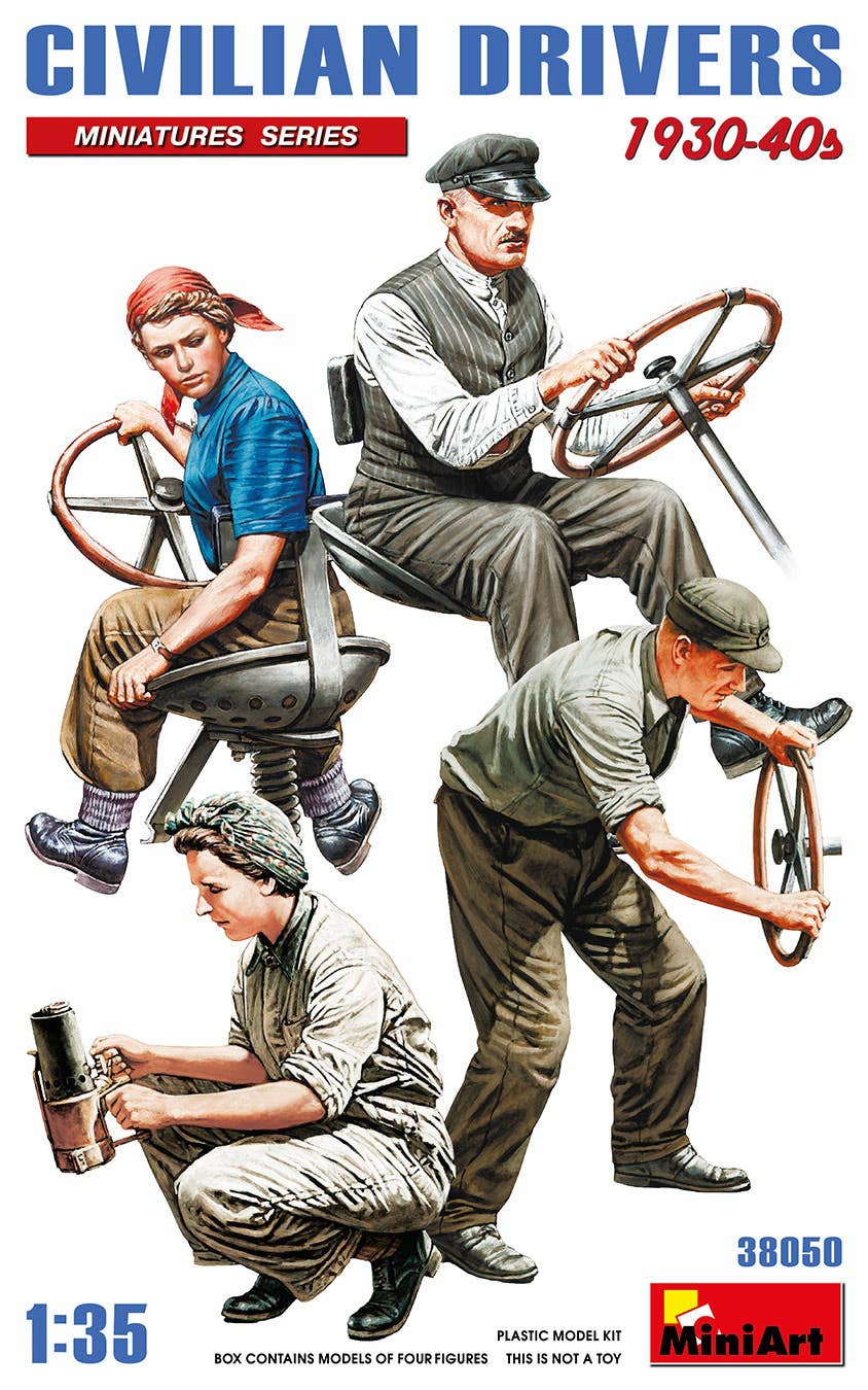 Miniart 1/35 Civilian Drivers 1930-40s | 5905090346029