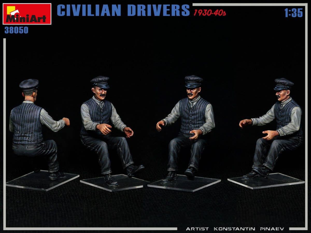 Miniart 1/35 Civilian Drivers 1930-40s | 5905090346029