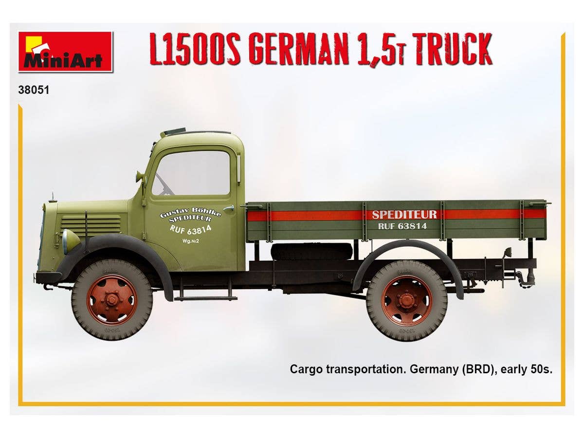 MiniArt 1/35 L1500S German 1.5t Truck | 4820183313393