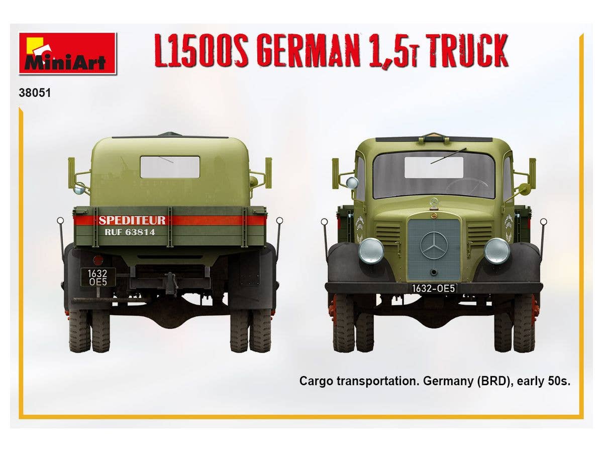 MiniArt 1/35 L1500S German 1.5t Truck | 4820183313393
