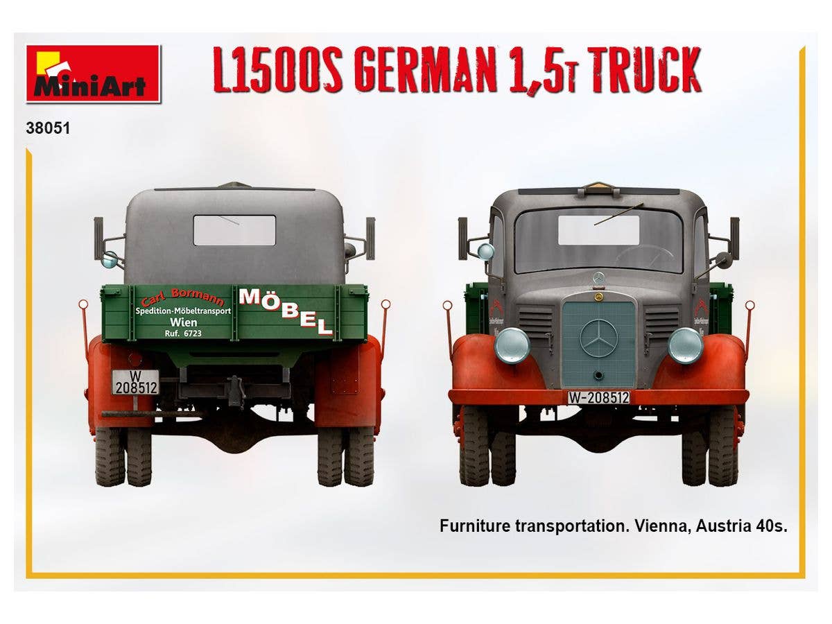 MiniArt 1/35 L1500S German 1.5t Truck | 4820183313393