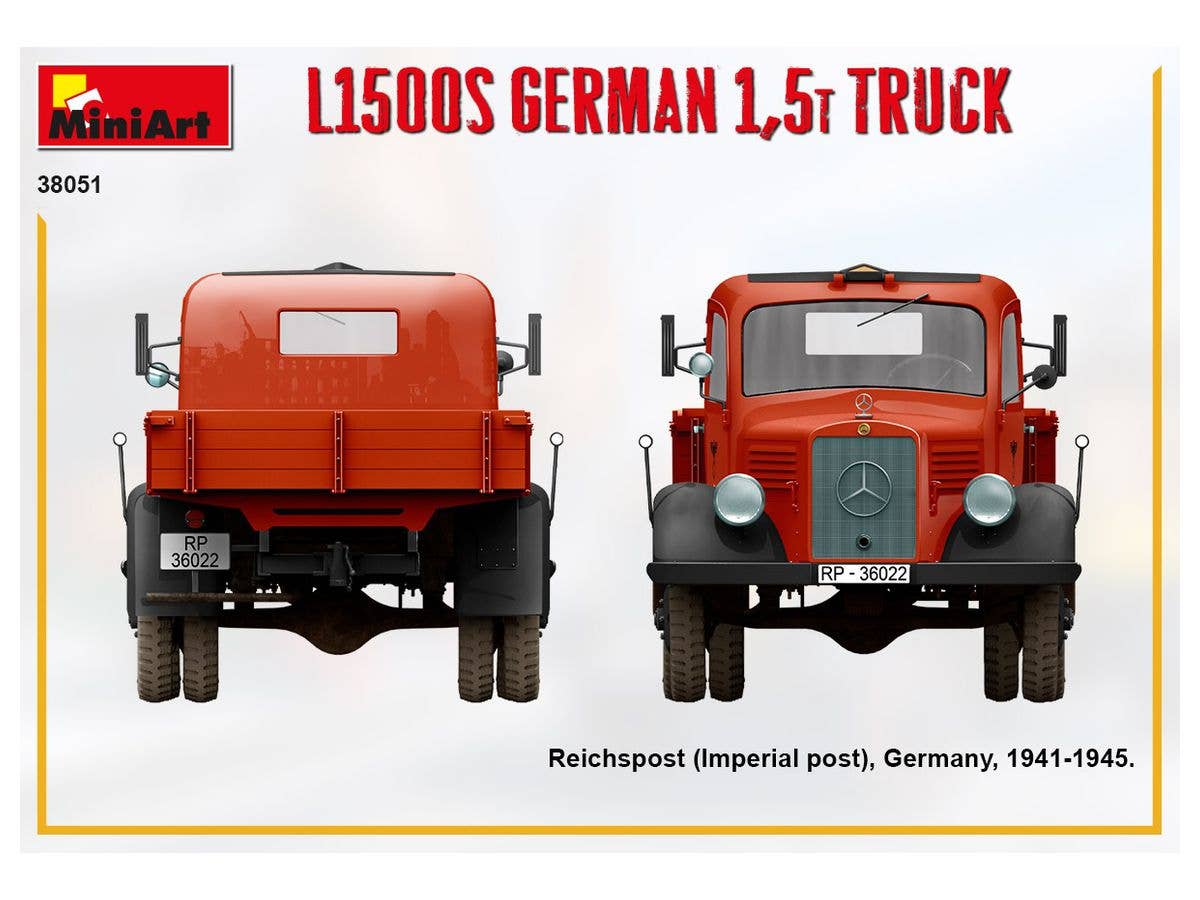 MiniArt 1/35 L1500S German 1.5t Truck | 4820183313393