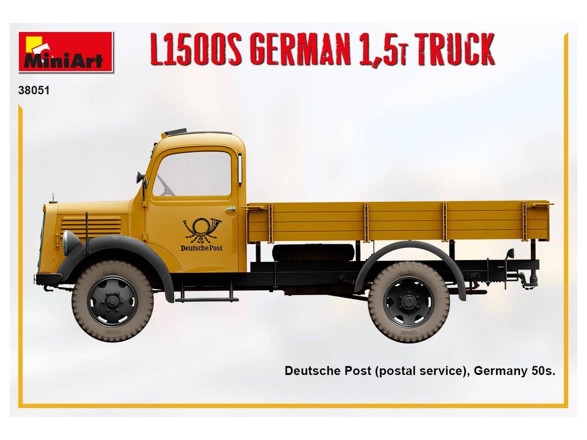 MiniArt 1/35 L1500S German 1.5t Truck | 4820183313393