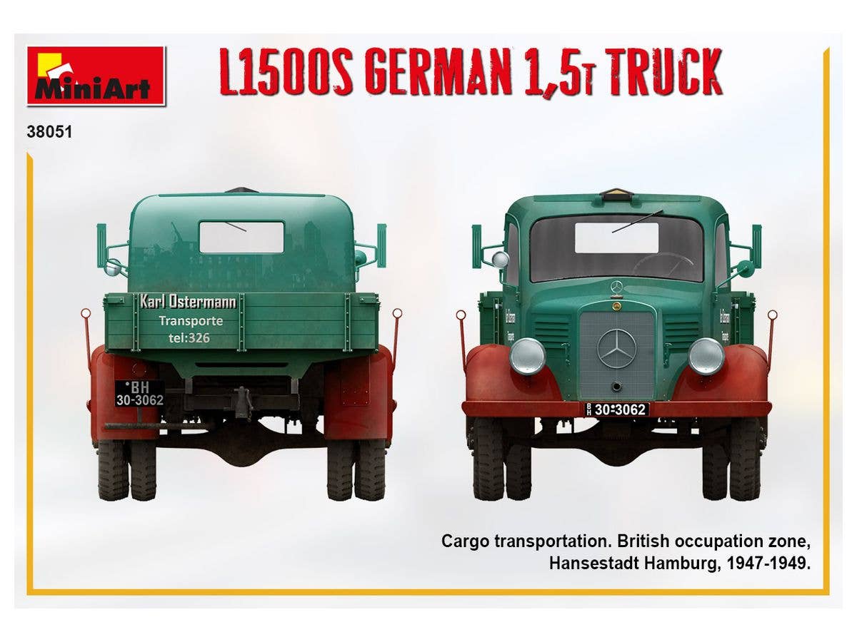 MiniArt 1/35 L1500S German 1.5t Truck | 4820183313393