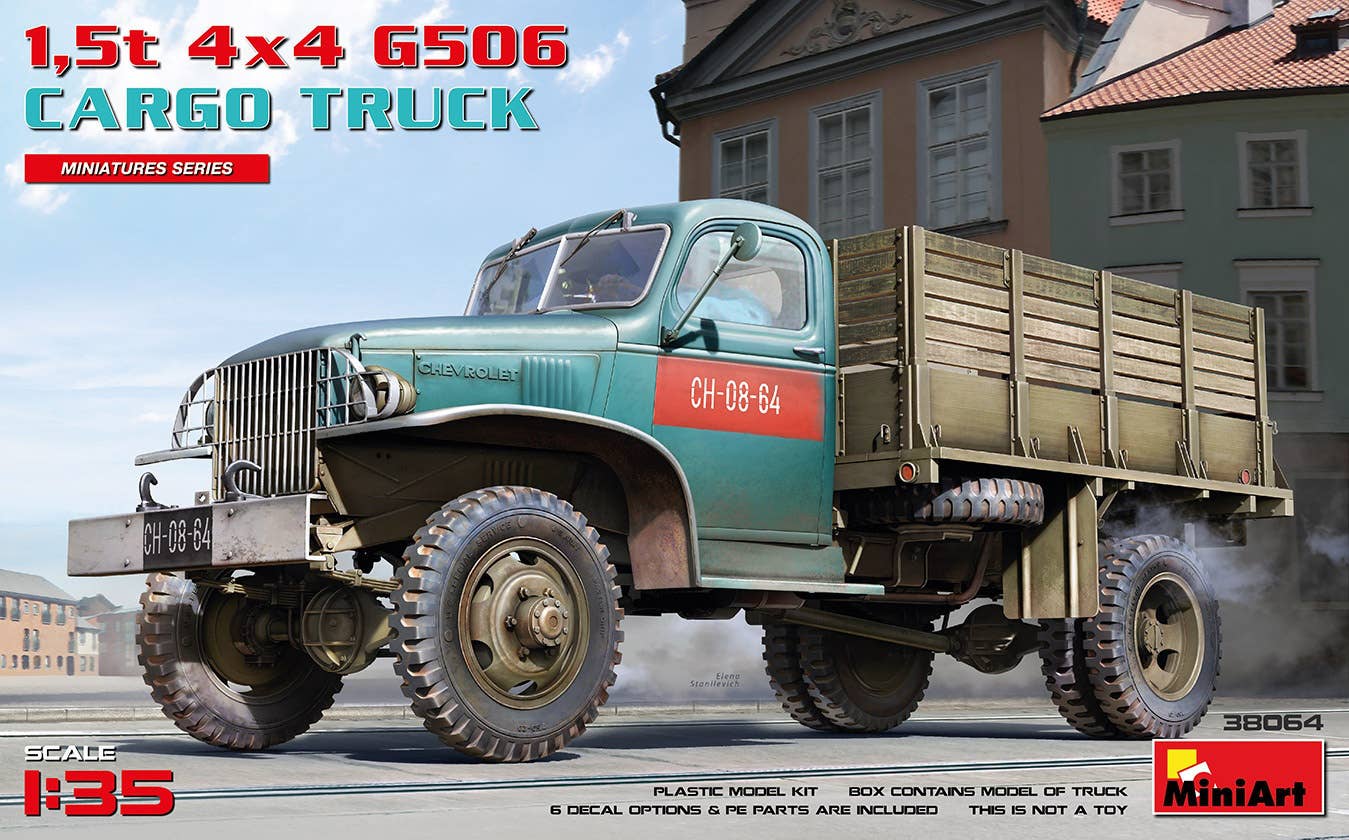 MiniArt 1/35 1.5t 4x4 G506 Cargo Truck | 5905090346425
