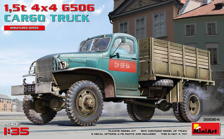 MiniArt 1/35 1.5t 4x4 G506 Cargo Truck | 5905090346425