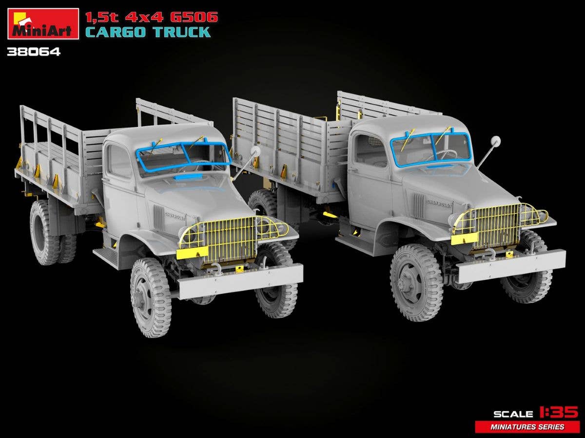 MiniArt 1/35 1.5t 4x4 G506 Cargo Truck | 5905090346425