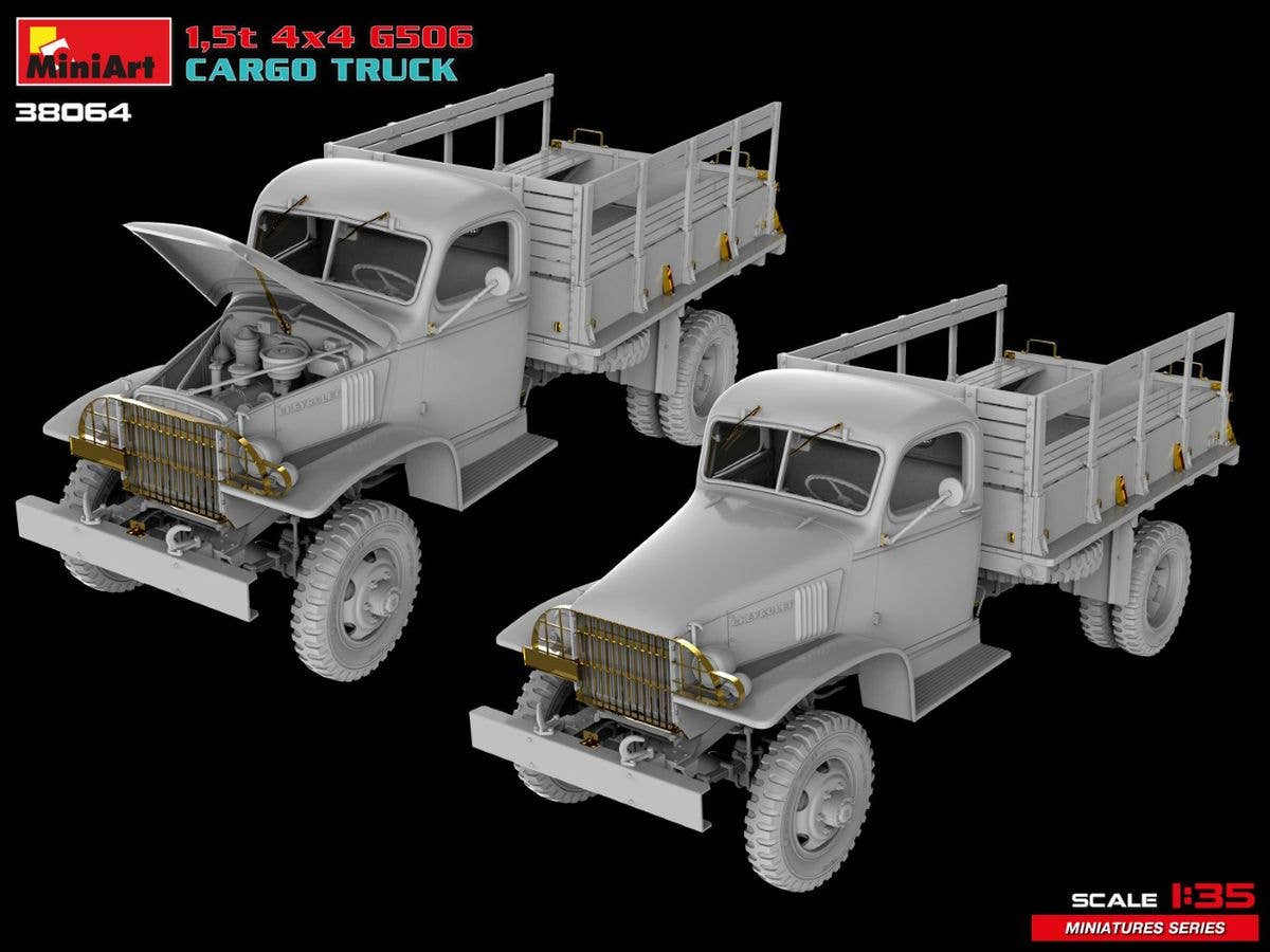 MiniArt 1/35 1.5t 4x4 G506 Cargo Truck | 5905090346425