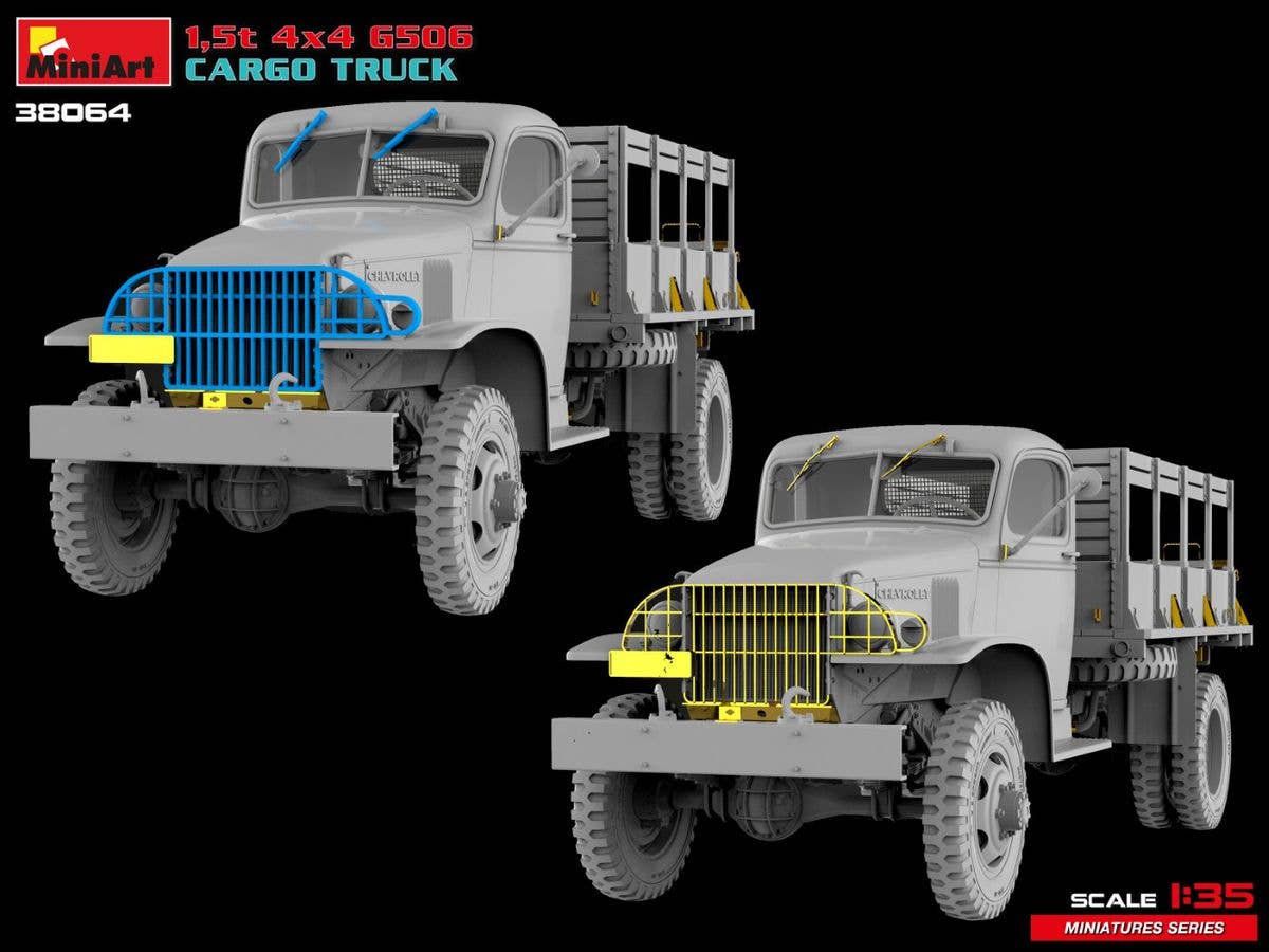 MiniArt 1/35 1.5t 4x4 G506 Cargo Truck | 5905090346425