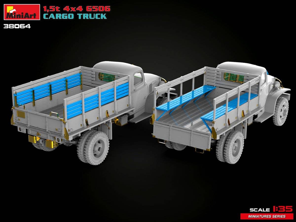 MiniArt 1/35 1.5t 4x4 G506 Cargo Truck | 5905090346425