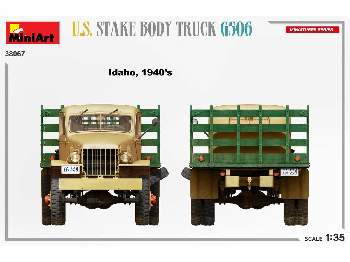 MiniArt 1/35 U.S. Stake Body Truck G506 | 5905090346609