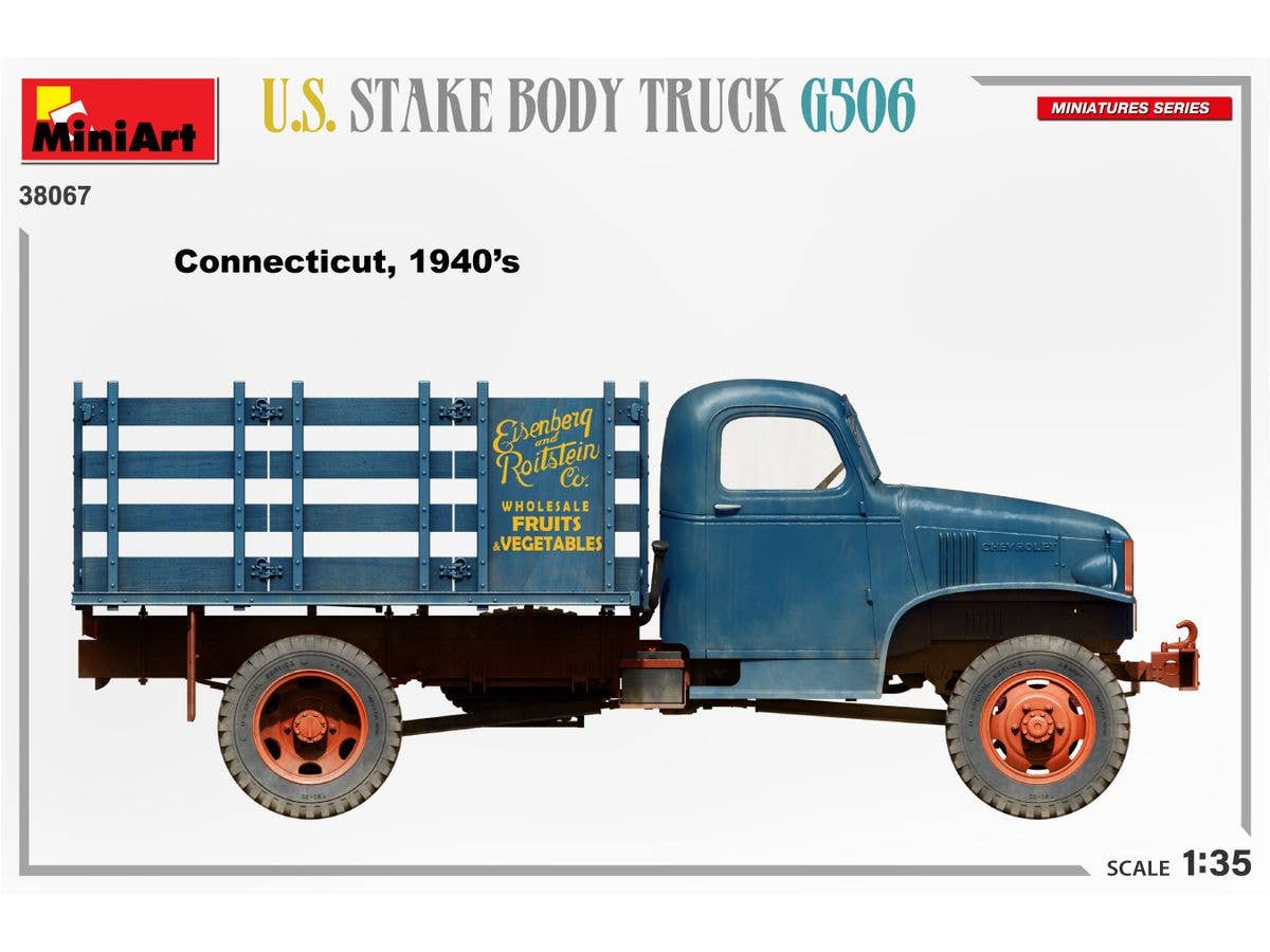 MiniArt 1/35 U.S. Stake Body Truck G506 | 5905090346609
