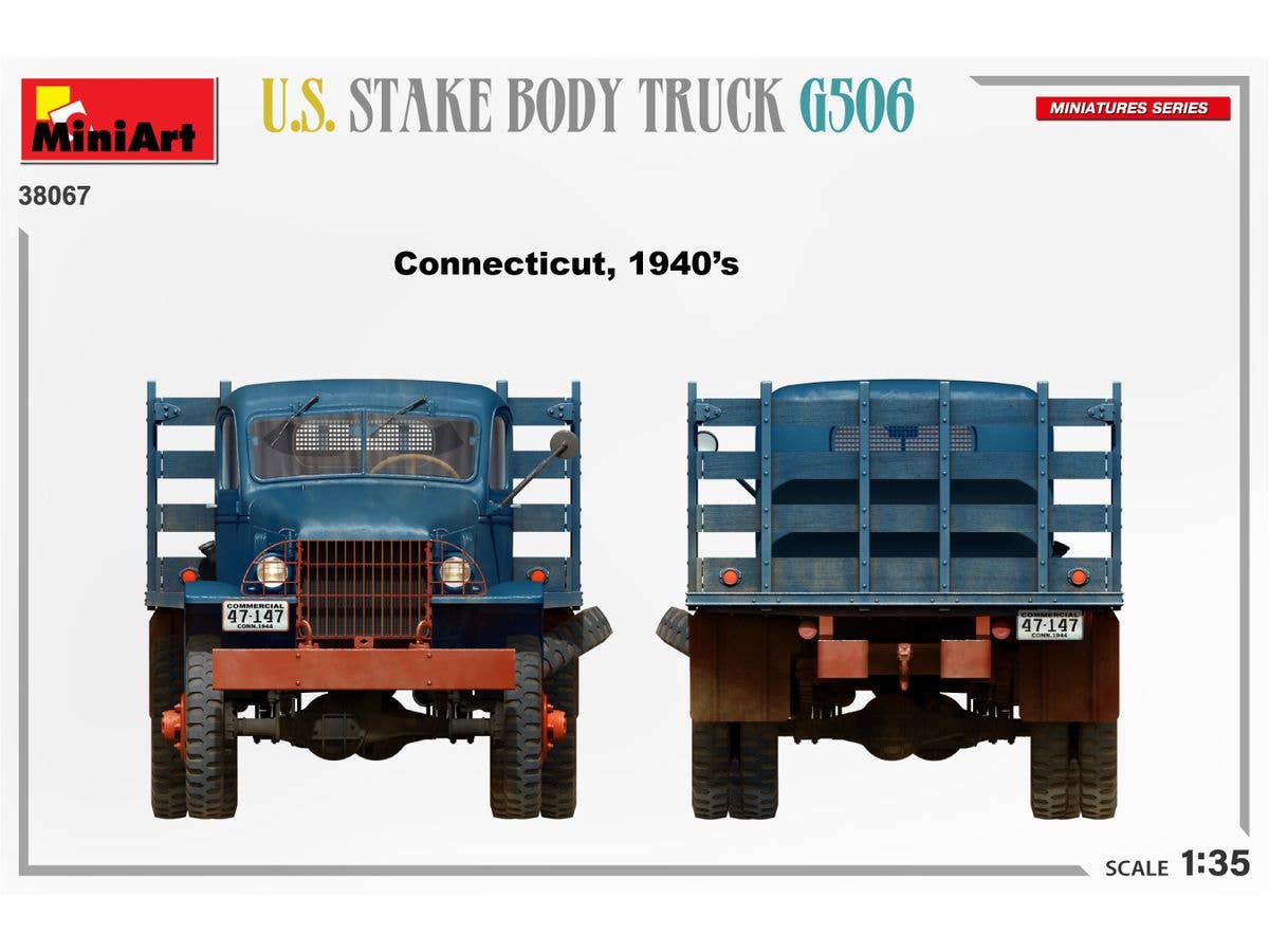 MiniArt 1/35 U.S. Stake Body Truck G506 | 5905090346609