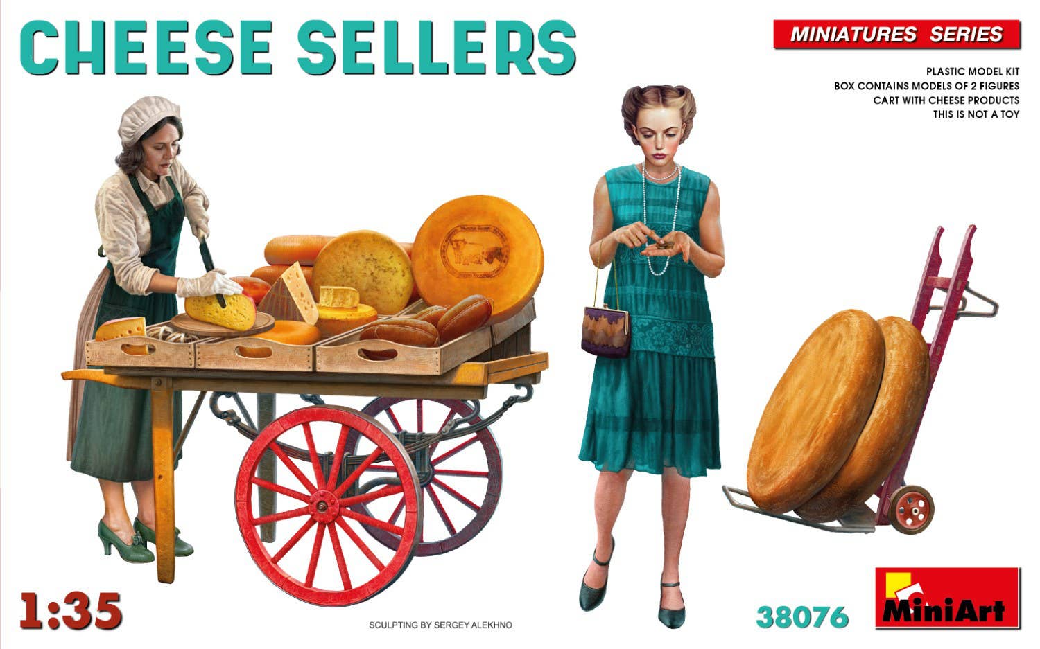 MiniArt 1/35 CHEESE SELLERS | 5905090346852
