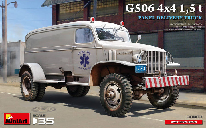 MiniArt 1/35 G506 4х4 1,5 t Panel Delivery Truck | 5905937497464