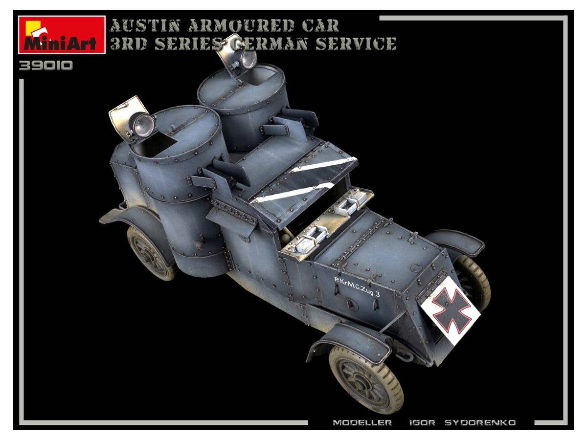 MiniArt 1/35 Austin Armoured Car 3rd Series: German, Austro-Hungarian, Finnish Service. Interior Kit | 4820183313904