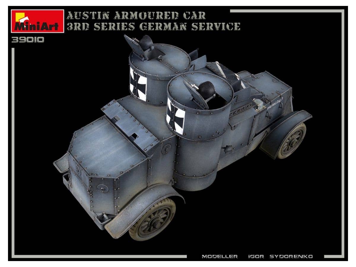 MiniArt 1/35 Austin Armoured Car 3rd Series: German, Austro-Hungarian, Finnish Service. Interior Kit | 4820183313904