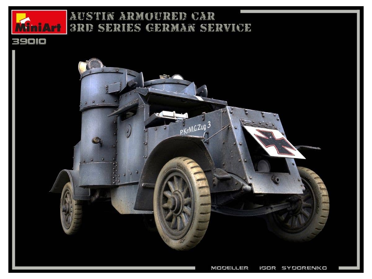 MiniArt 1/35 Austin Armoured Car 3rd Series: German, Austro-Hungarian, Finnish Service. Interior Kit | 4820183313904