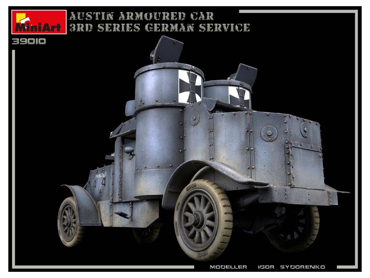 MiniArt 1/35 Austin Armoured Car 3rd Series: German, Austro-Hungarian, Finnish Service. Interior Kit | 4820183313904