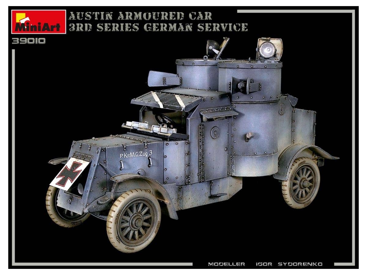 MiniArt 1/35 Austin Armoured Car 3rd Series: German, Austro-Hungarian, Finnish Service. Interior Kit | 4820183313904