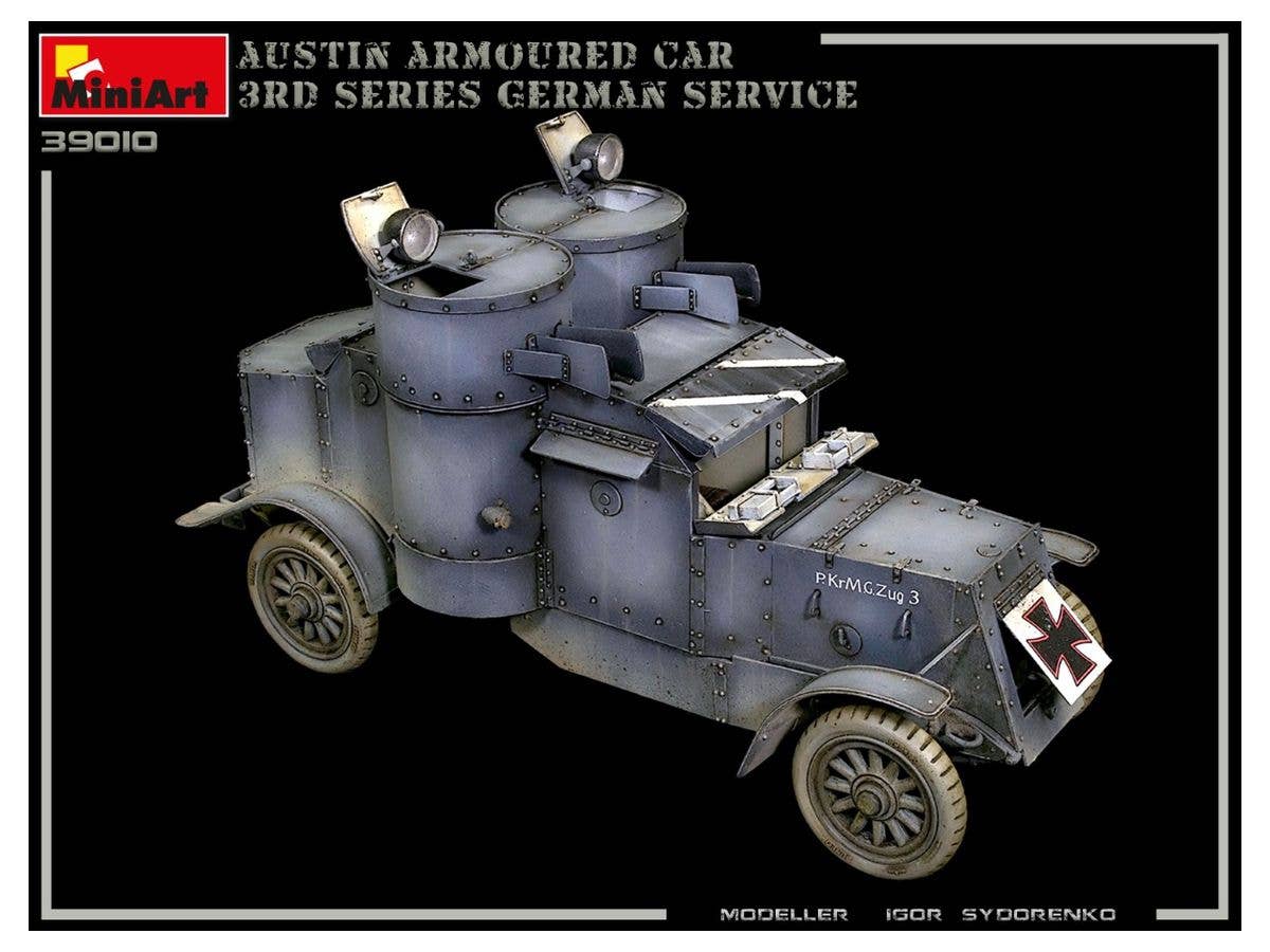 MiniArt 1/35 Austin Armoured Car 3rd Series: German, Austro-Hungarian, Finnish Service. Interior Kit | 4820183313904