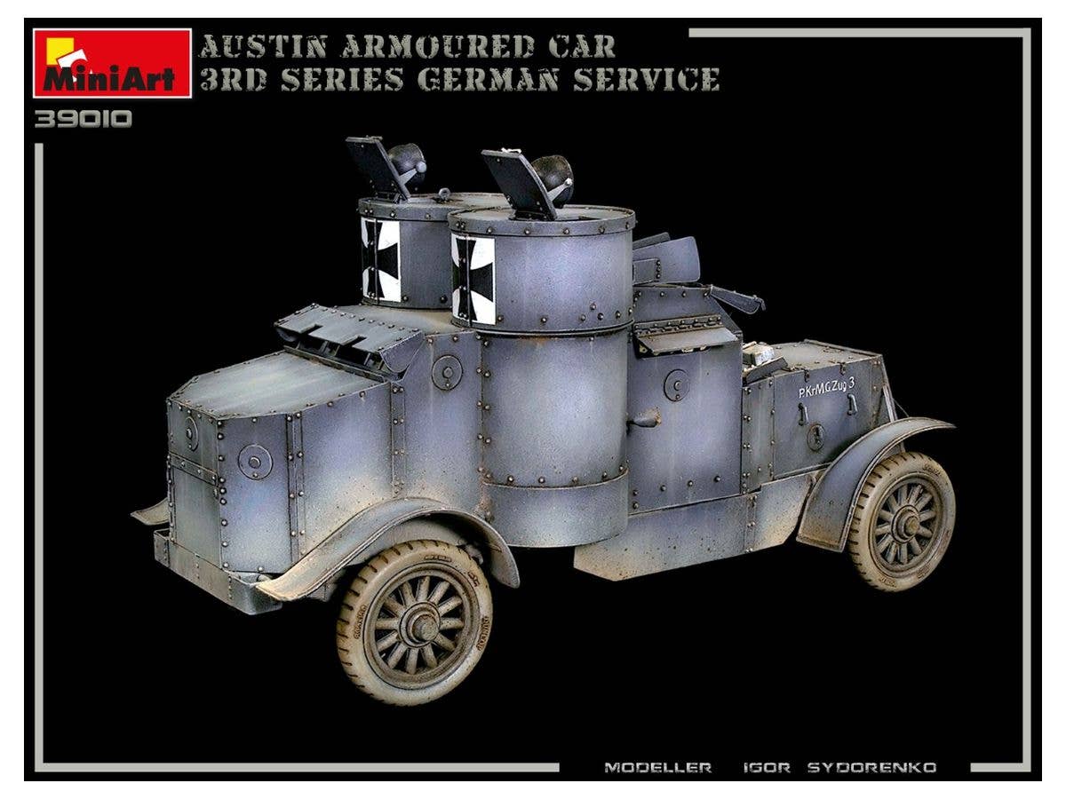 MiniArt 1/35 Austin Armoured Car 3rd Series: German, Austro-Hungarian, Finnish Service. Interior Kit | 4820183313904