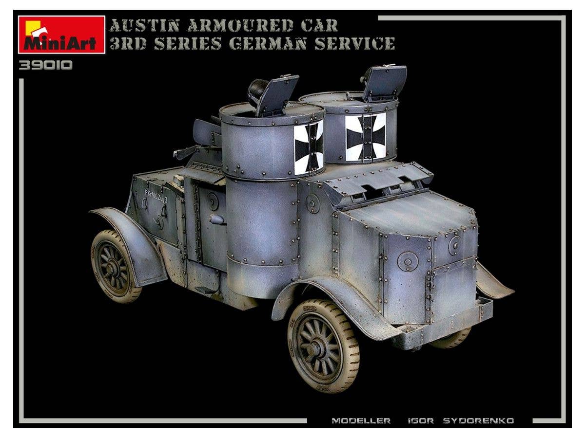 MiniArt 1/35 Austin Armoured Car 3rd Series: German, Austro-Hungarian, Finnish Service. Interior Kit | 4820183313904