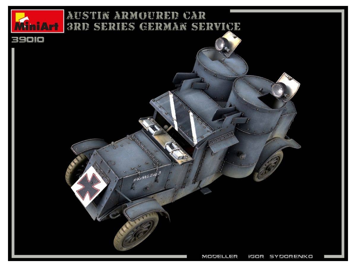 MiniArt 1/35 Austin Armoured Car 3rd Series: German, Austro-Hungarian, Finnish Service. Interior Kit | 4820183313904